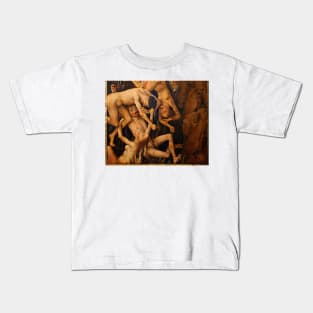 Rogier van der Weyden - Last Judgement Kids T-Shirt